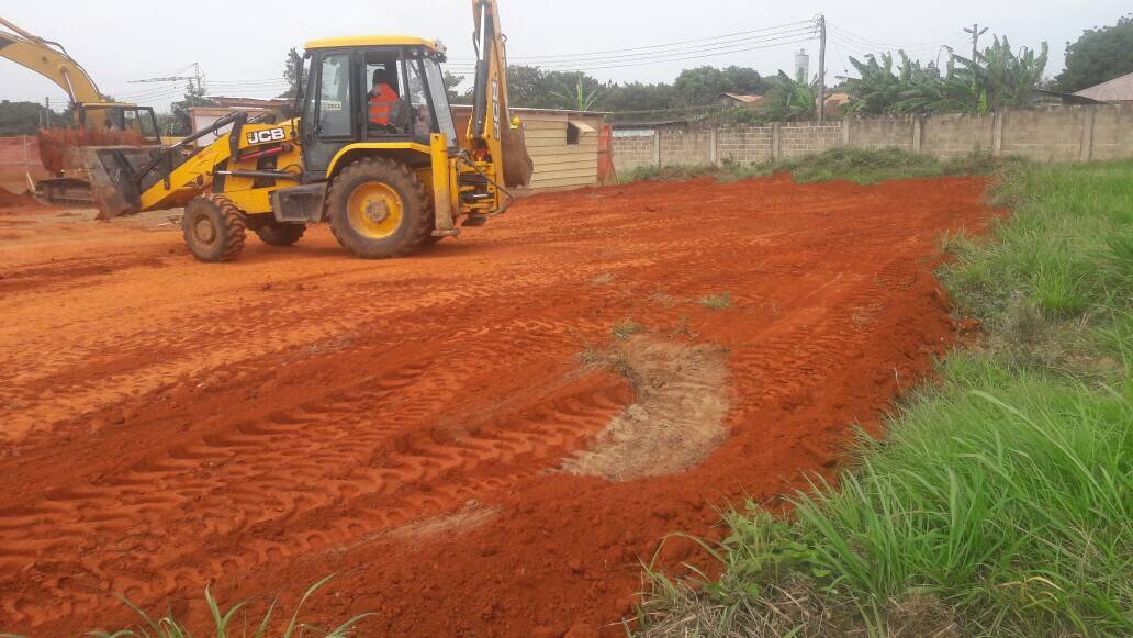 Laterite filling work